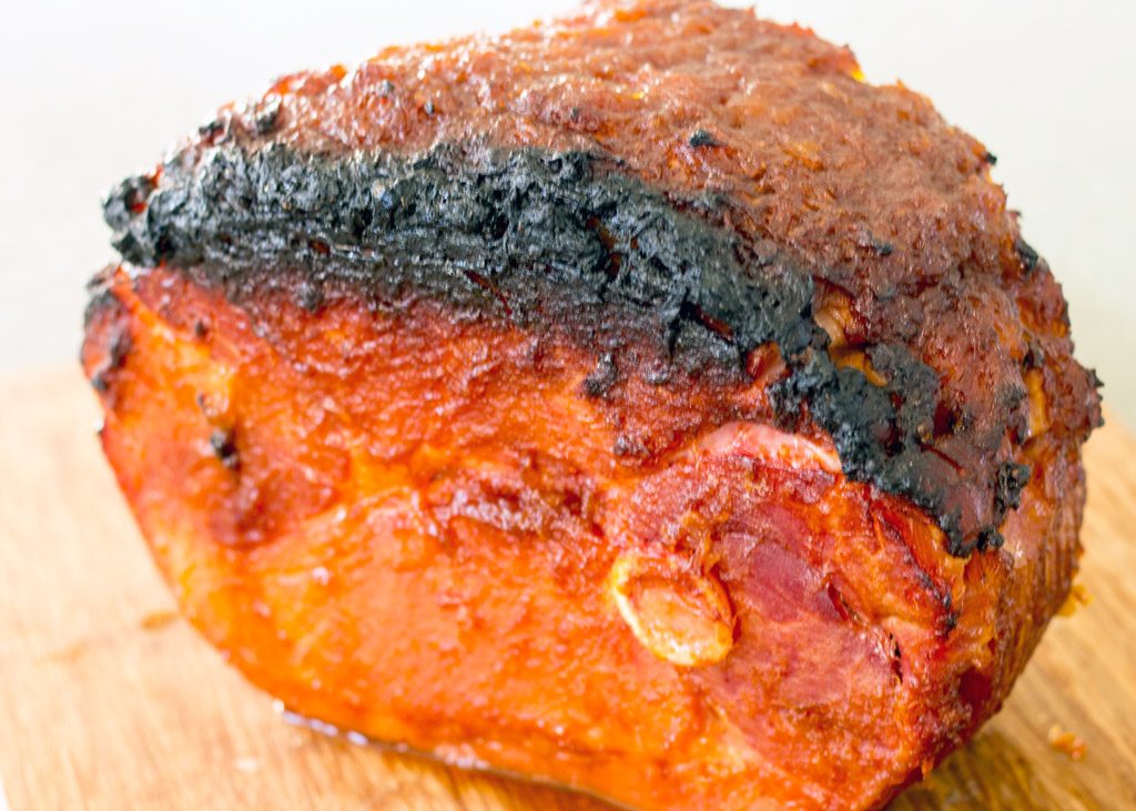 smoked glazed ham